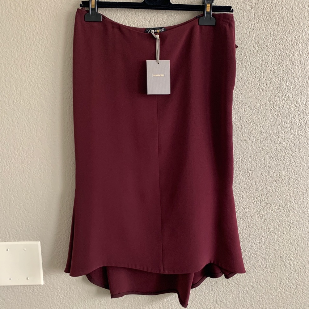💄TOM FORD Burgundy Skirt